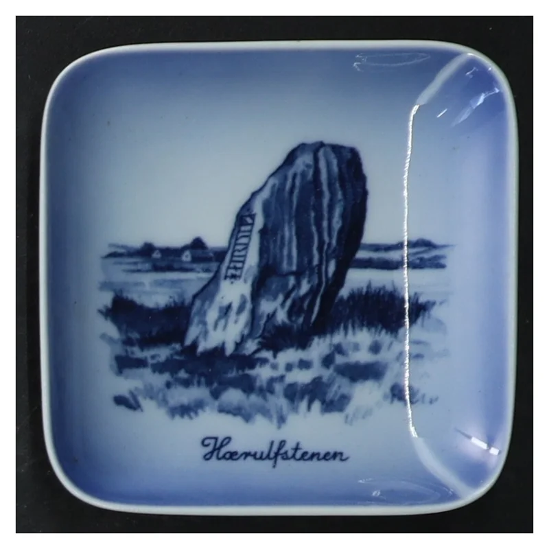 Royal Copenhagen mindeplatter fra Royal Copenhagen (str. 8,5 cm. 4 styk)