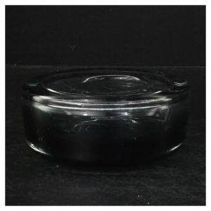 Sort glasfad (str. Ø. 13 cm)