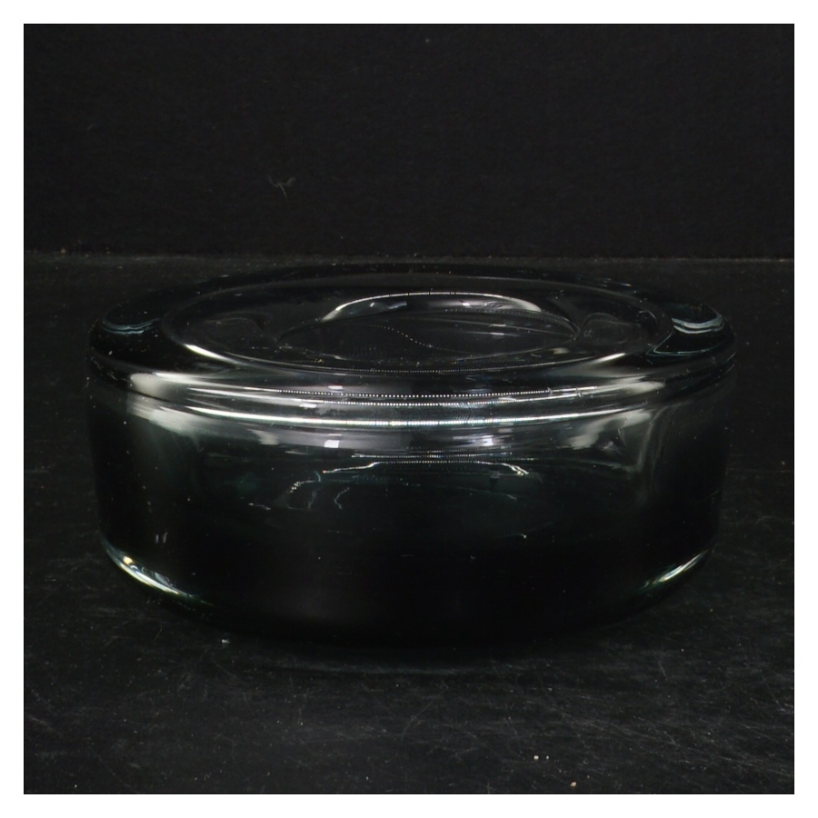 Sort glasfad (str. Ø. 13 cm)