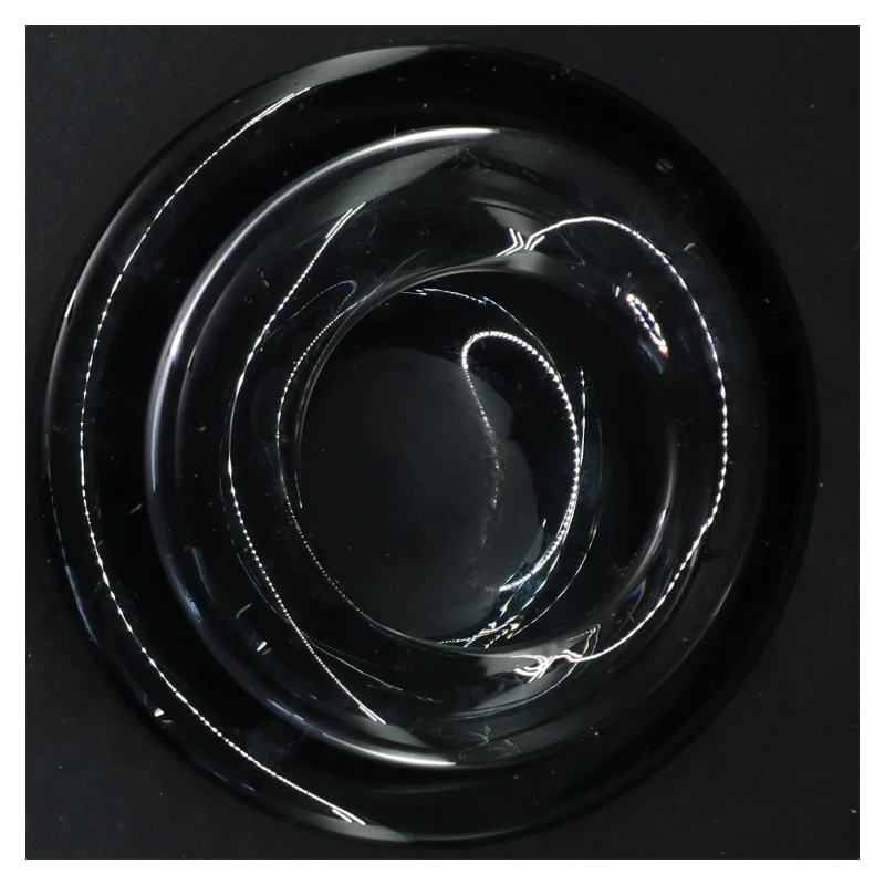 Sort glasfad (str. Ø. 13 cm)