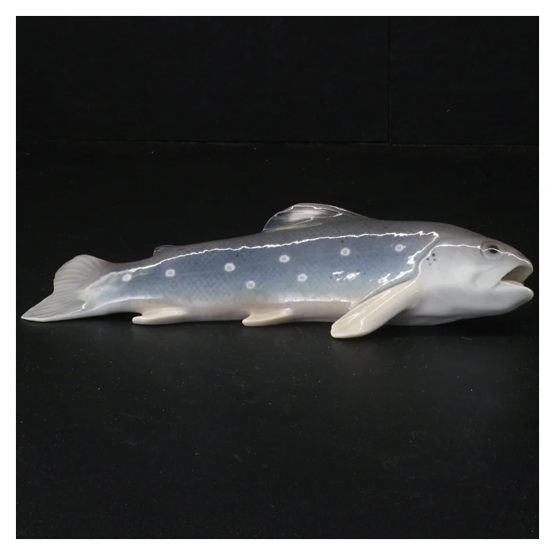 Porcelænsfisk fra Bing & Grøndahl (str. 23 x 7 cm)
