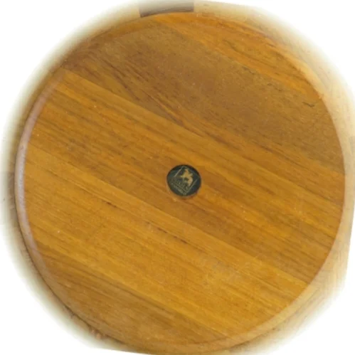 Teaktræsskål af Richard Nissen St (str. 20 x 13 cm)