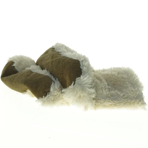Faux fur hjemmesko (str. Udvendig sal 23 cm)