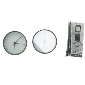 Vægur og termometer sæt fra Georg Jensen (str. 2 stk 10 cm)