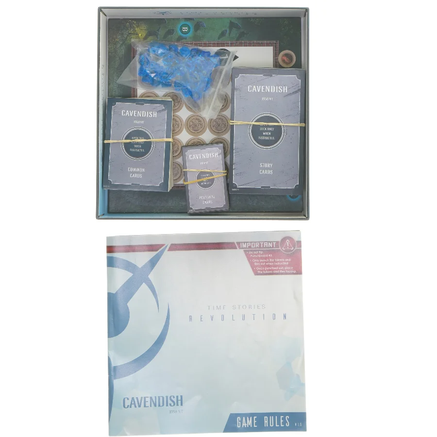 Time Stories Revolution: Cavendish brætspil (str. 20,5x20,5 cm)
