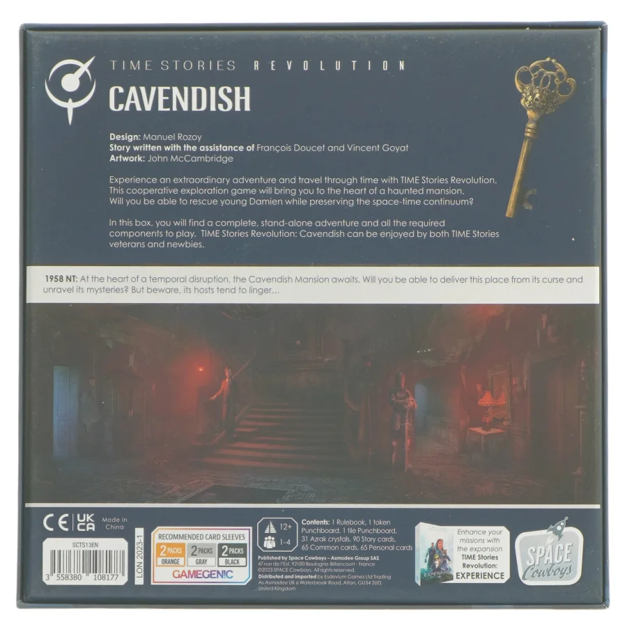 Time Stories Revolution: Cavendish brætspil (str. 20,5x20,5 cm)