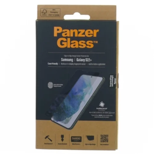 PanzerGlass skærmbeskyttelse til Samsung Galaxy s22+  (str. 20 x 11 cm)