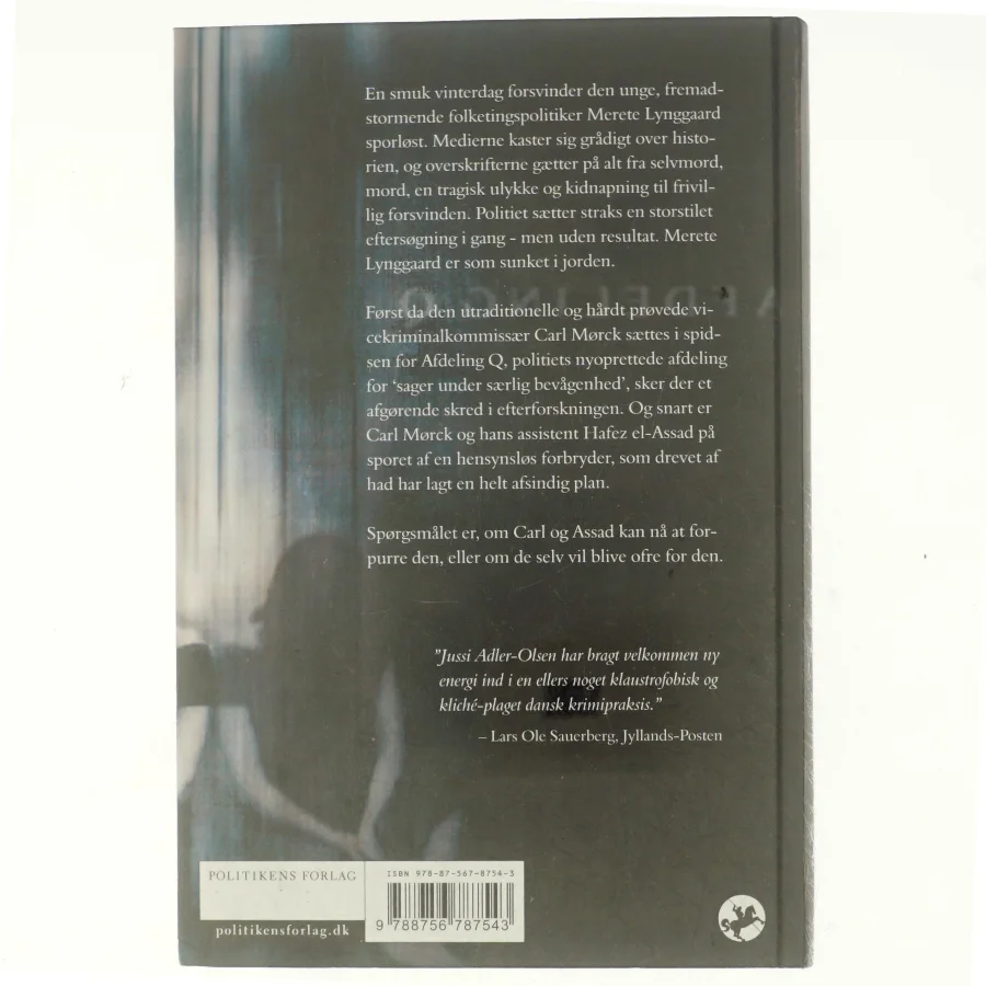 Kvinden i buret af Jussi Adler-Olsen (Bog)