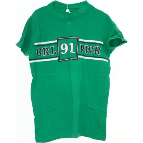 Grøn GirlPower T-shirt med tryk fra D-XEL (str. 152)