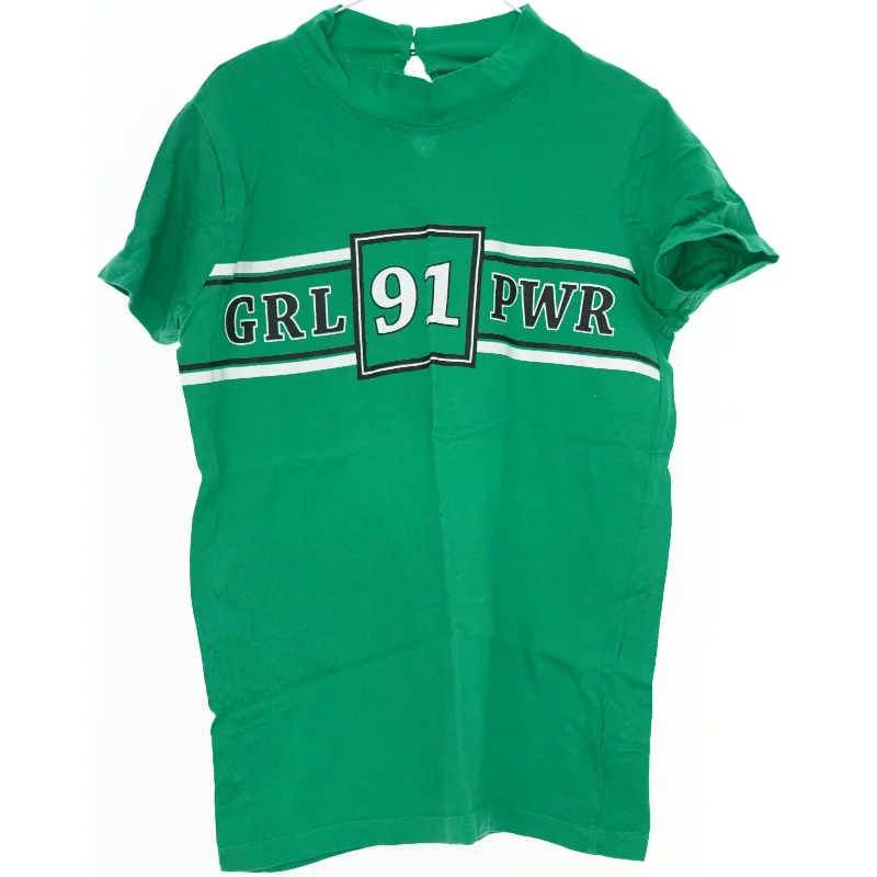 Grøn GirlPower T-shirt med tryk fra D-XEL (str. 152)