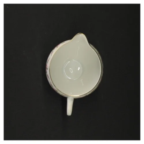 Porcelæn flødekande fra Benedikte (str. 8 x 11 cm)