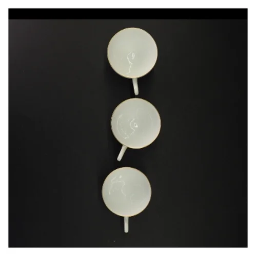 Porcelænskopper med blomstermotiv fra Benedikte (str. 7 x 10 cm)