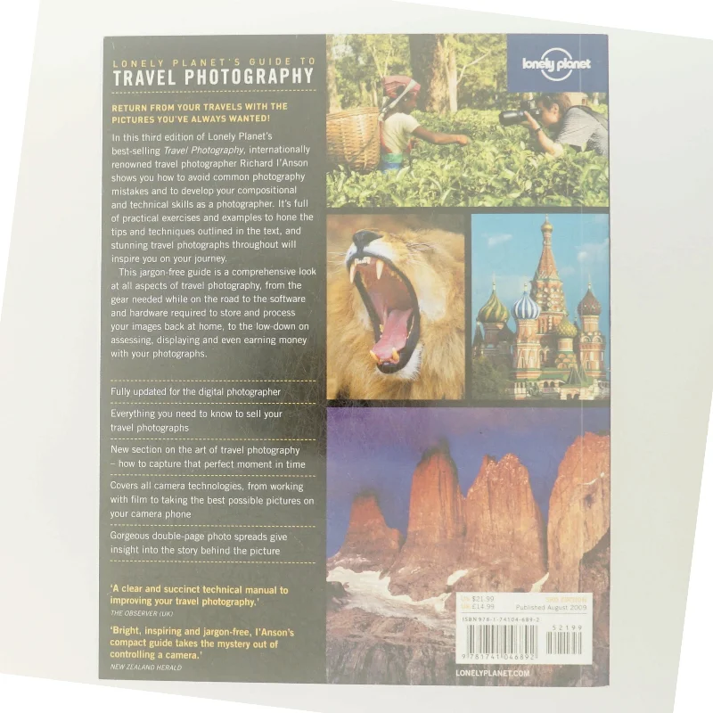 Rejsefotografi guidebog fra Lonely Planet