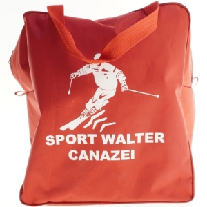 Brugte Skistøvler og Skitaske (str. 7,5)