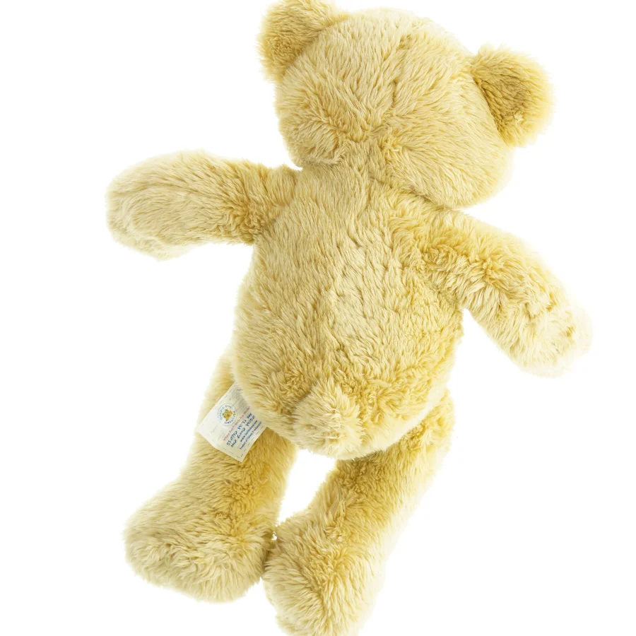 Gul plysbamse fra Build a Bear (str. 40 cm)