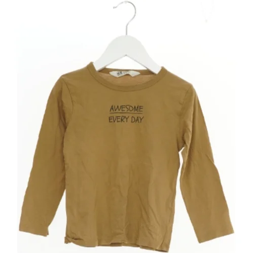 Langærmet t-shirt med print fra H&M (str. 98)