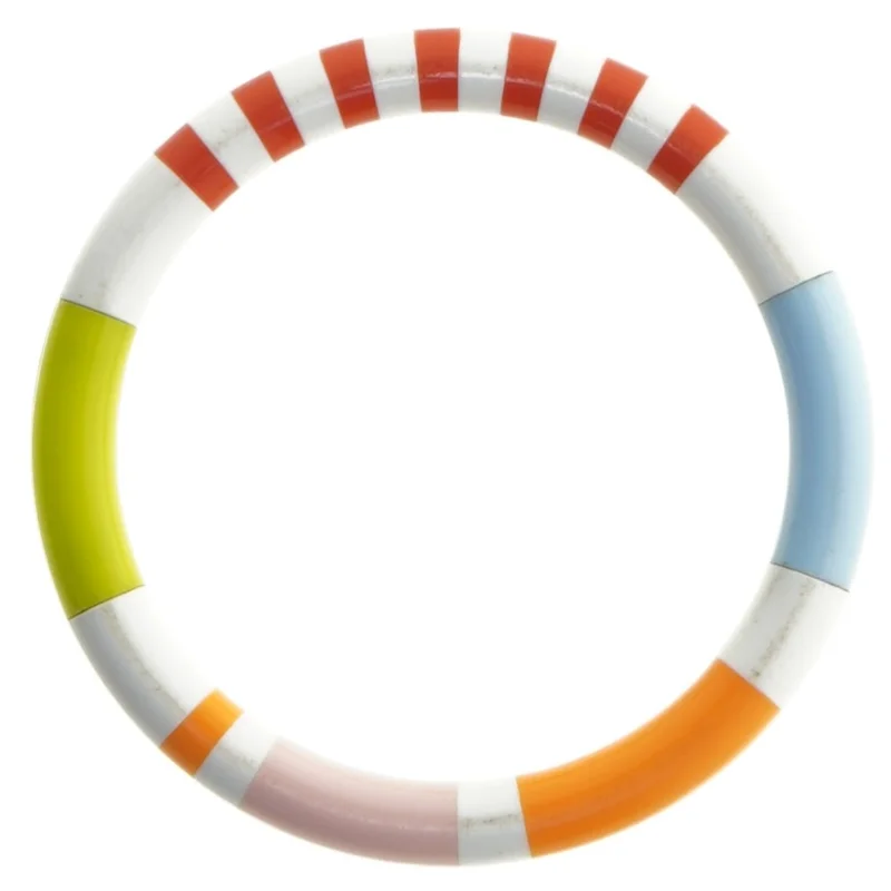 Farverig rangle (str. Ø 11 cm)
