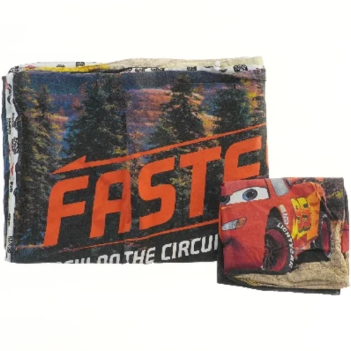 Børnesengetøj med Cars fra Disney (str. 43,5x38 & 93x132 cm)