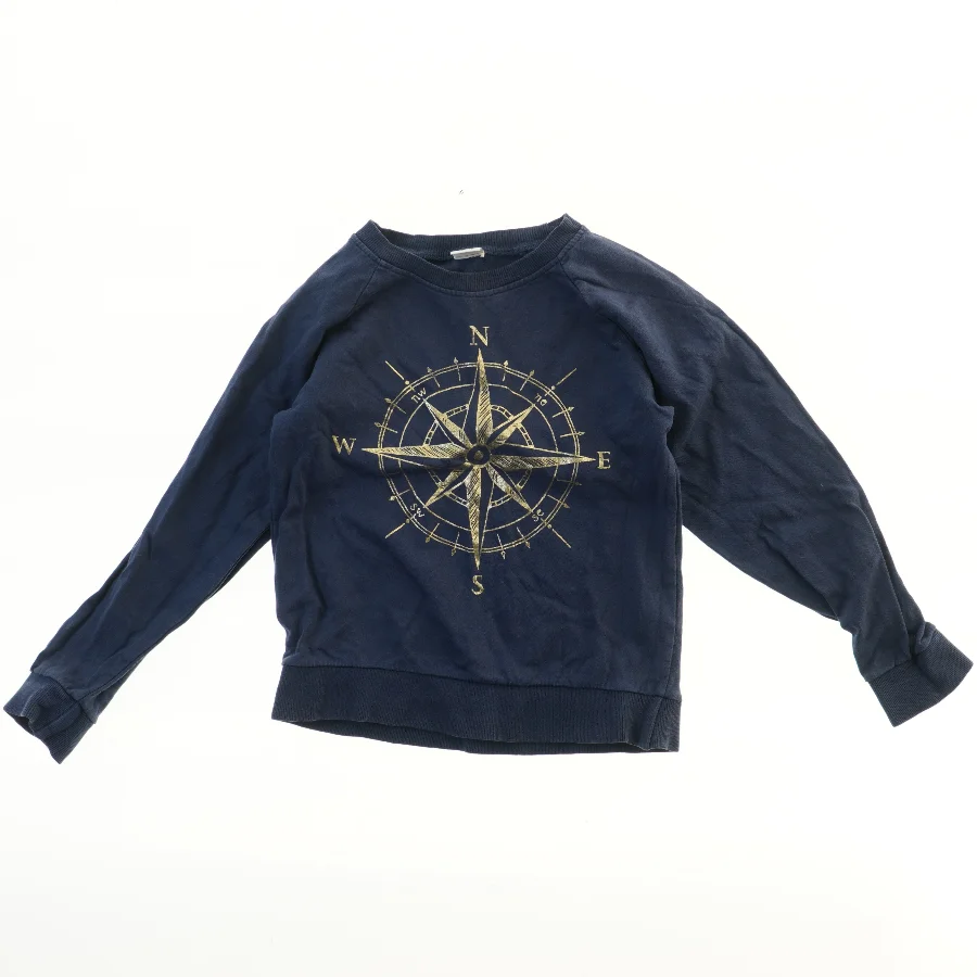 Sweatshirt med kompasmotiv fra Krymmel (str. 122)