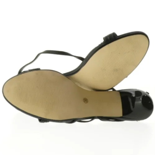 Sorte stiletsandaler fra Donna Girl (str. 39 )