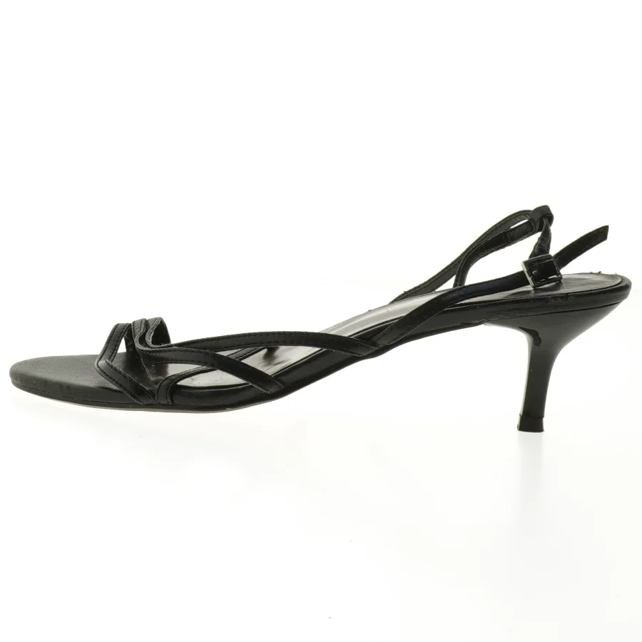 Sorte stiletsandaler fra Donna Girl (str. 39 )