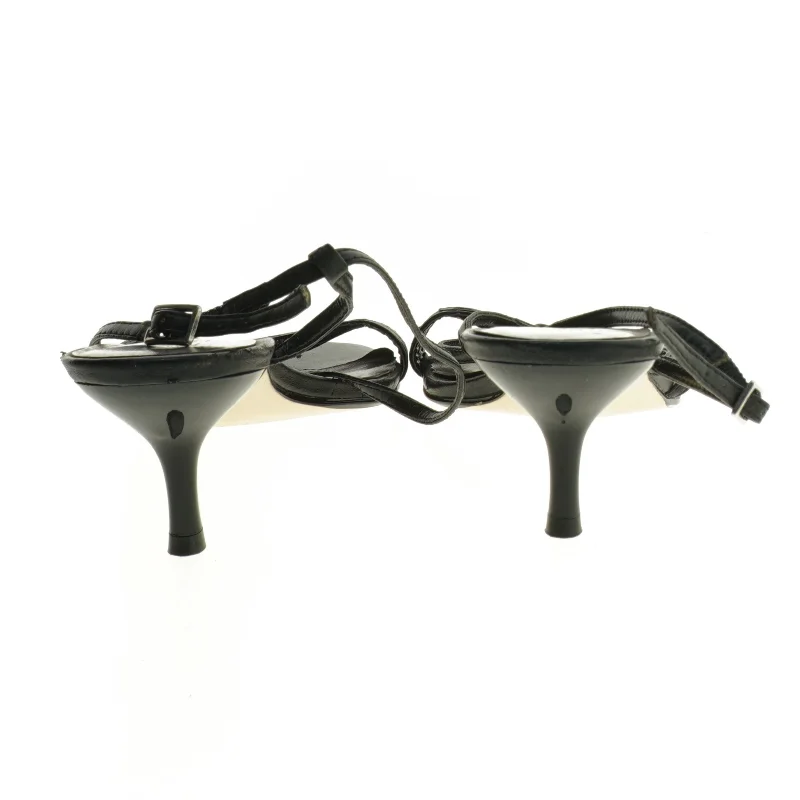 Sorte stiletsandaler fra Donna Girl (str. 39 )