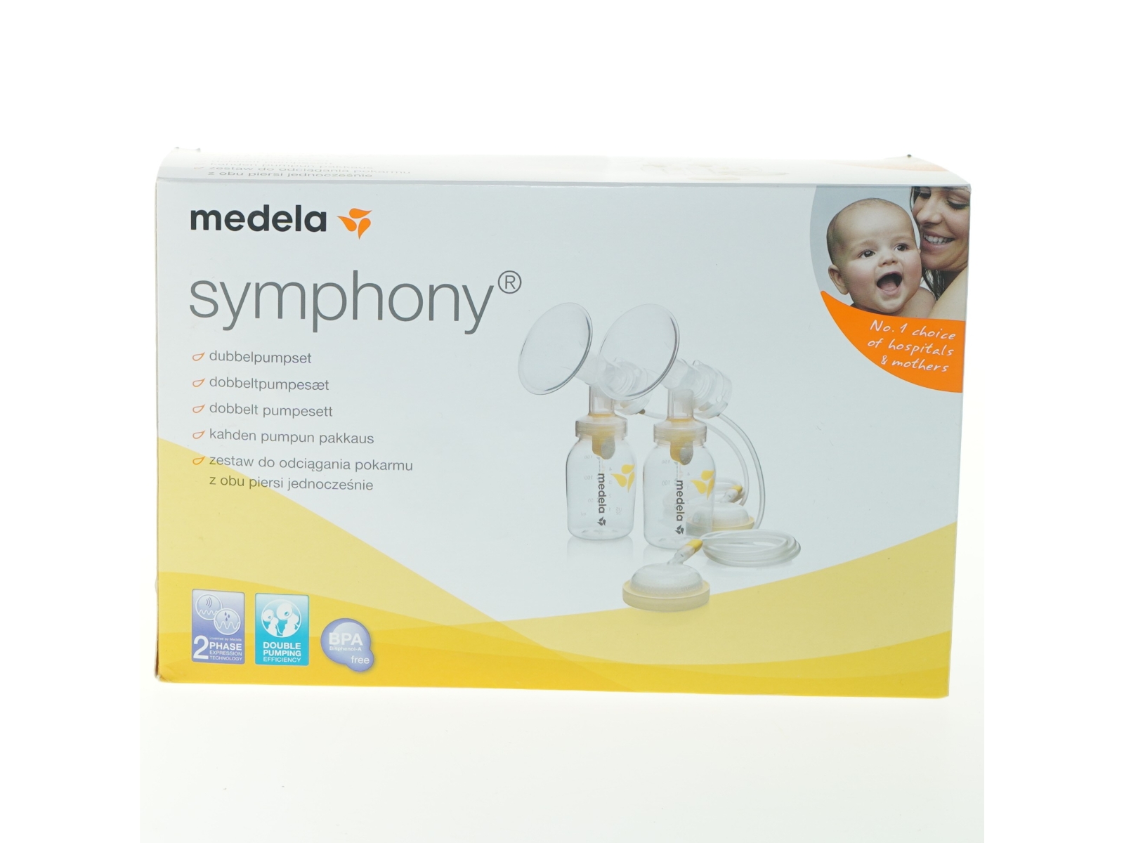 Dobbelt brystpumpe fra Medela