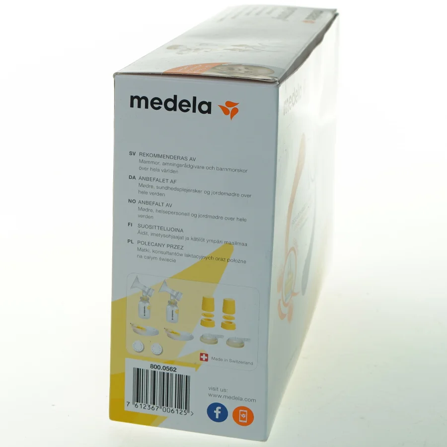 Dobbelt brystpumpe fra Medela