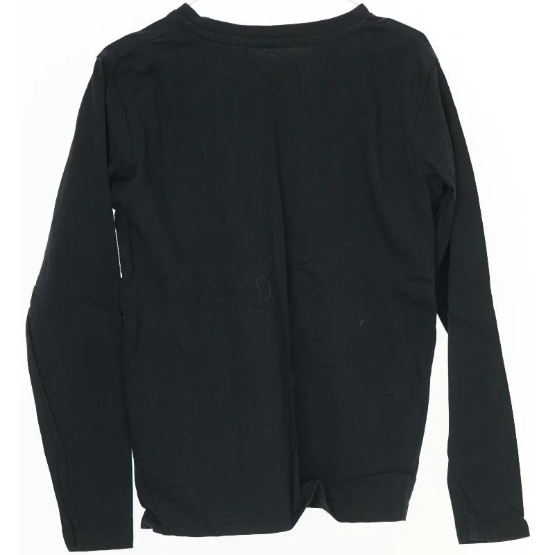  Sort langærmet t-shirt med motocross-motiv fra VRS (str. 140)