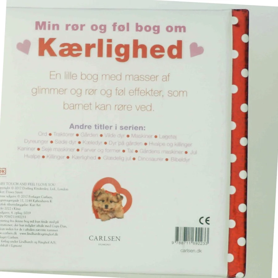 Min rør og føl bog om kærlighed af Dawn Sirett (Bog)