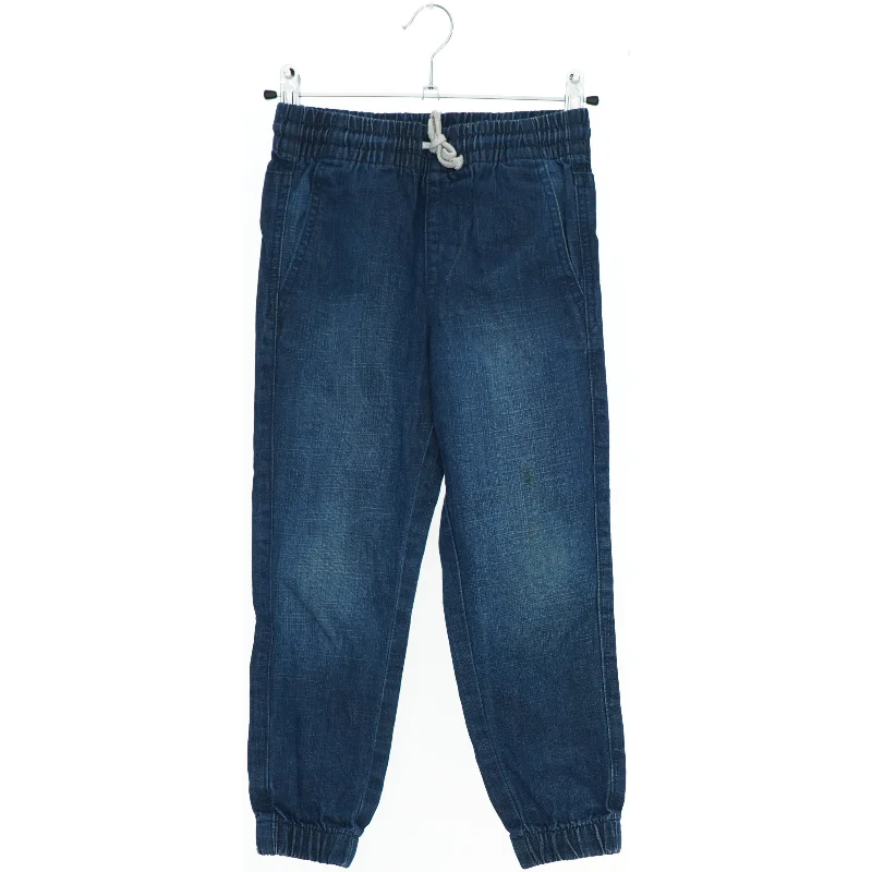 Blå jeans/joggers fra &Denim (str. 116)