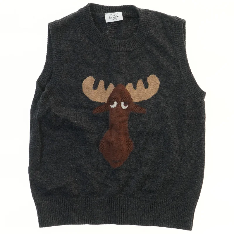 Børnevest med elgmotiv fra Hust & Claire (str. 110)
