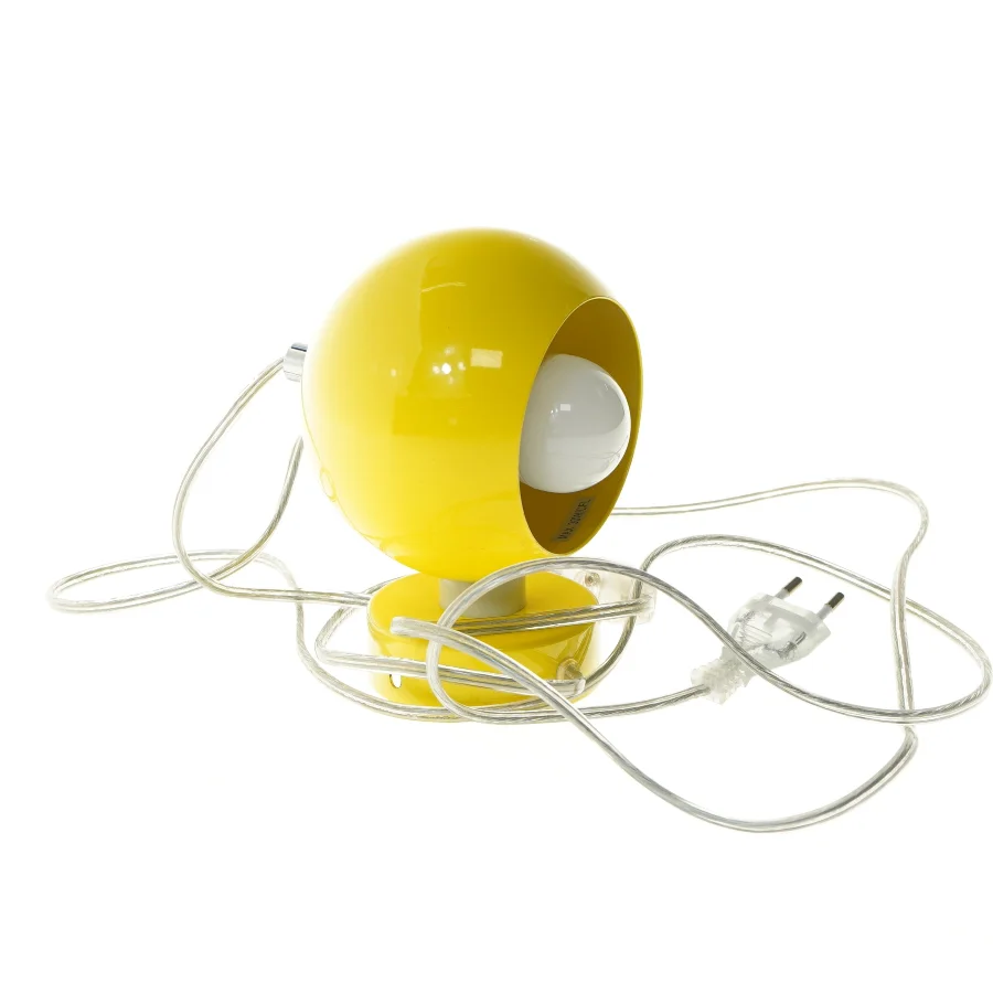 Gul væg lampe (str. 15 cm)