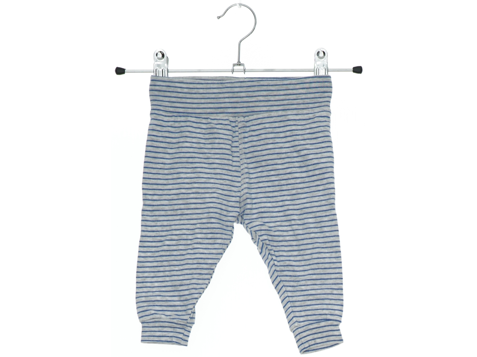 Grå- og blåstribede leggings (str. 68)