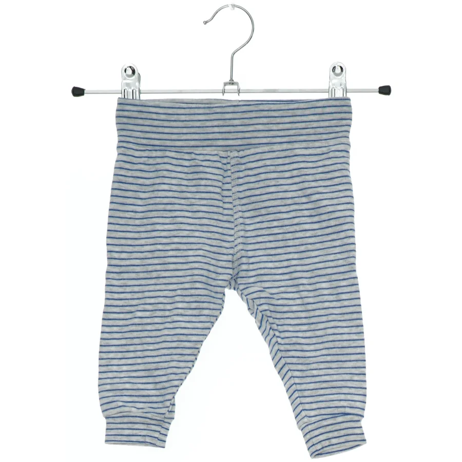 Grå- og blåstribede leggings (str. 68)