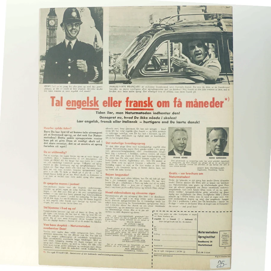 Vintage Billed Bladet Magasin, 1964