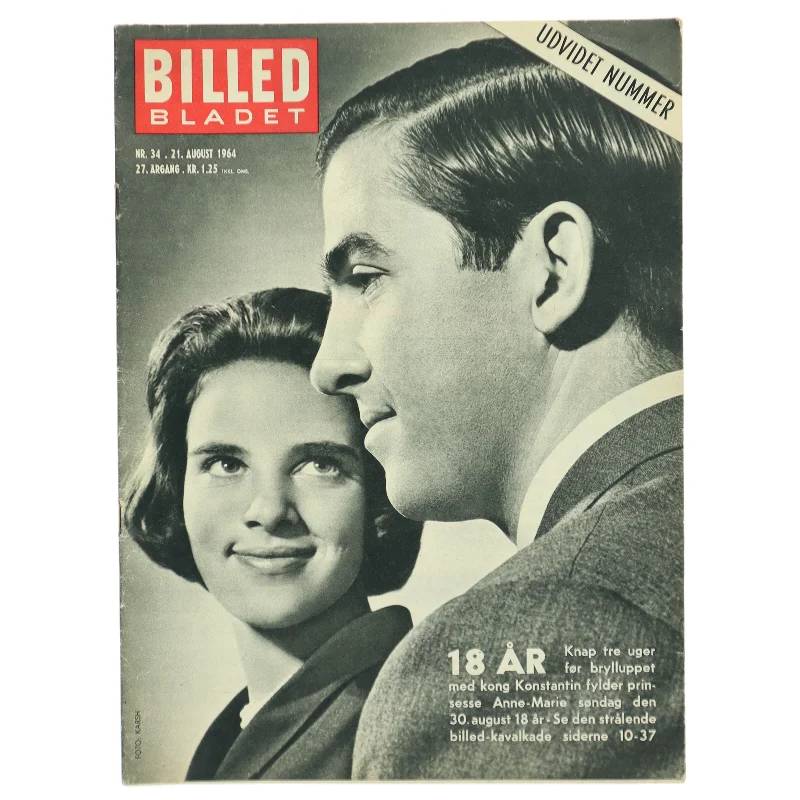 Vintage Billed Bladet Magasin, 1964