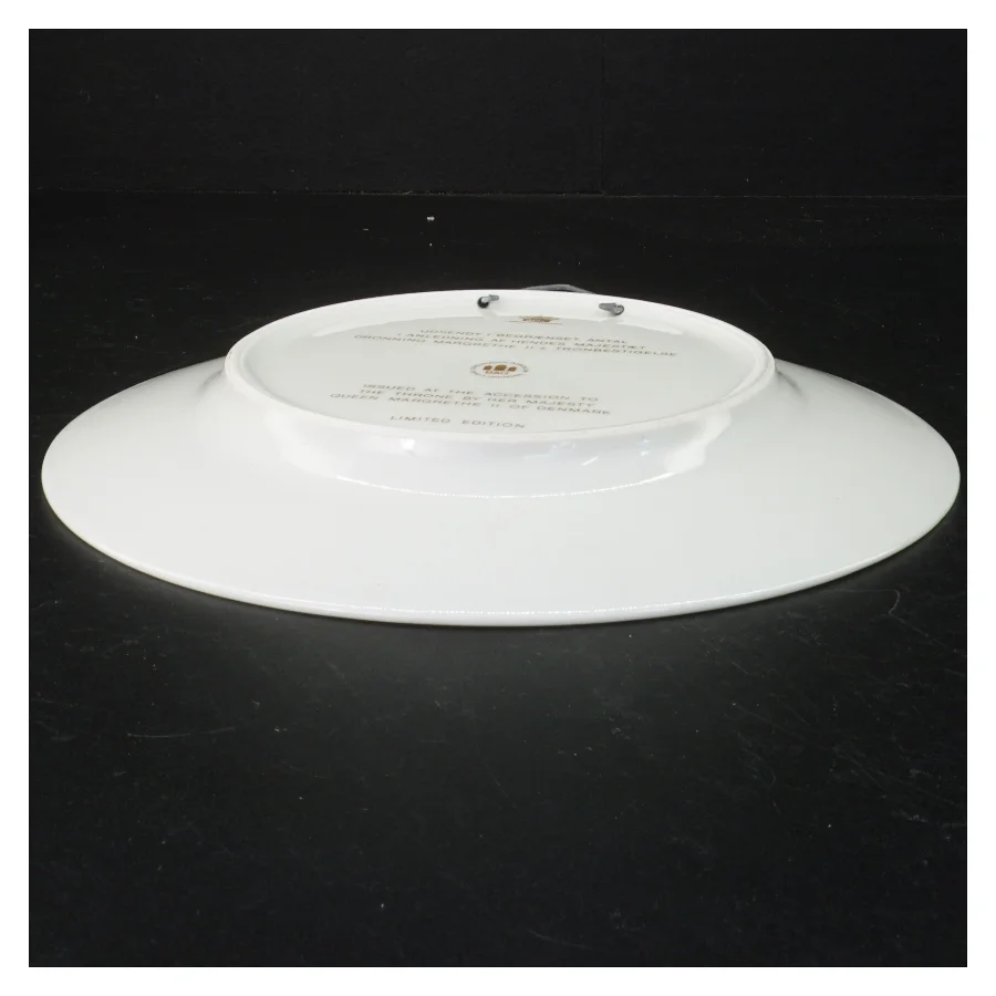 Jubilæumstallerken fra B&G (str. 25 cm)