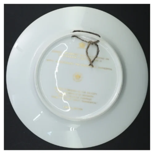 Mindetallerken for Frederik IX fra B&G (str. 25 cm)