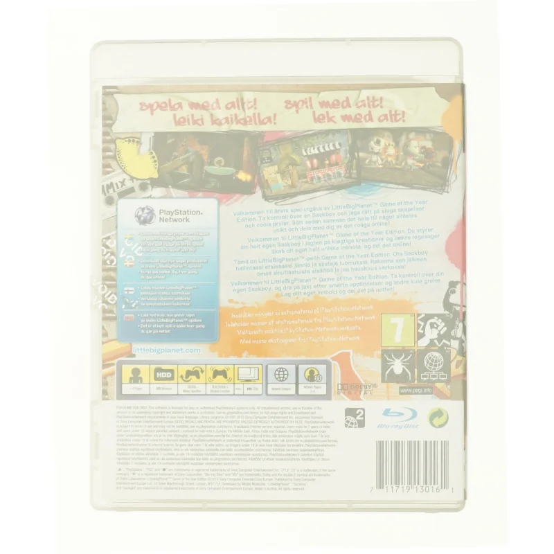 Little Big Planet Game of Year fra DVD