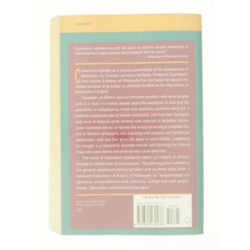 History of Philosophy af Copleston, Frederick C. (Bog)