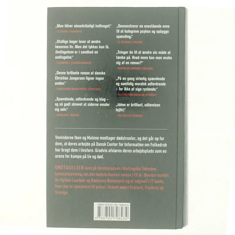 Undtagelsen : roman af Christian Jungersen (Bog)