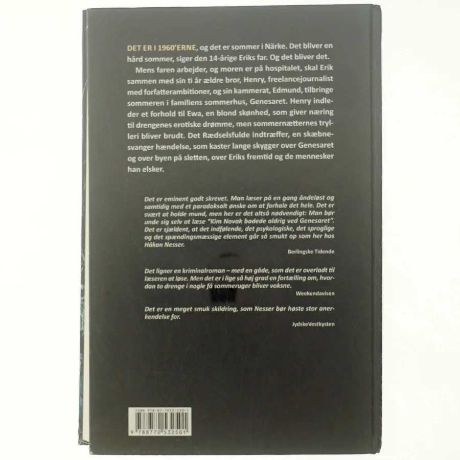 Kim Novak badede aldrig ved Genesaret af Håkan Nesser (Bog)