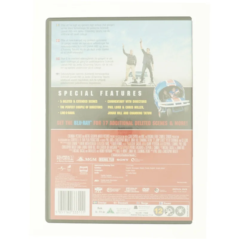 22 Jump Street fra DVD