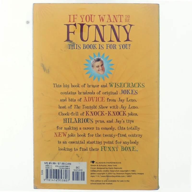 Jay Leno's how to be the Funniest Kid in the Whole Wide World (or Just in Your Class) af Jay Leno (Bog)