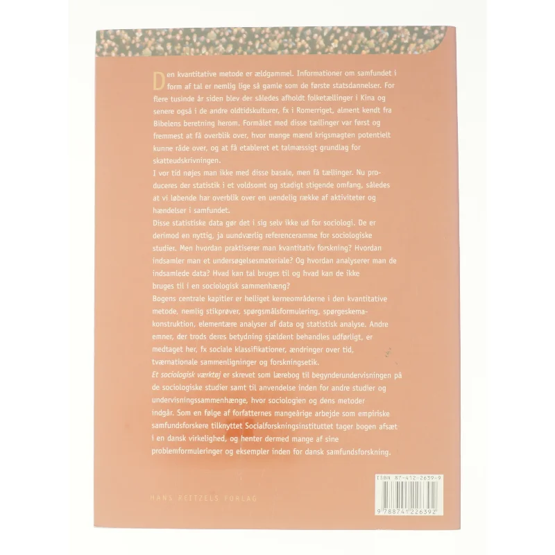 Et sociologisk værktøj (Bog)