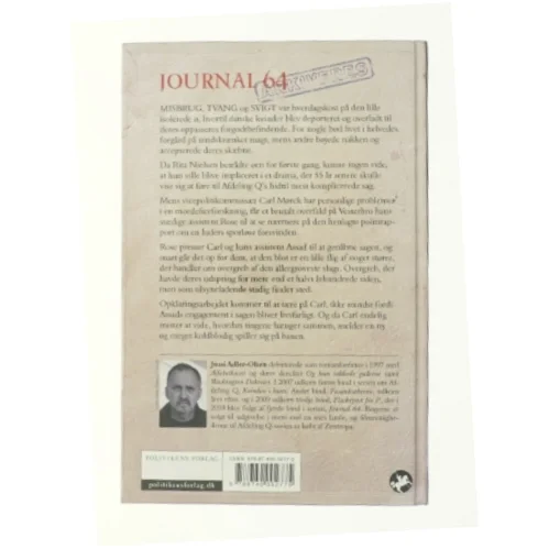 Journal 64 af Jussi Adler-Olsen