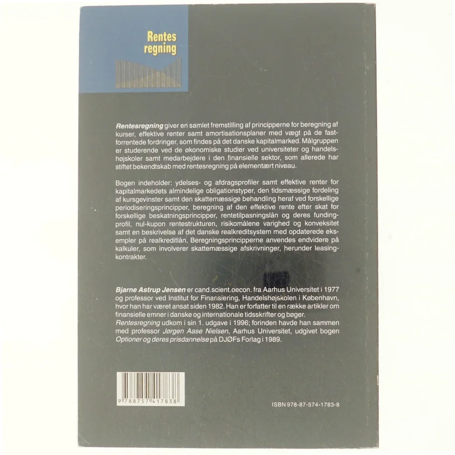 Rentesregning af Bjarne Astrup Jensen (Bog)