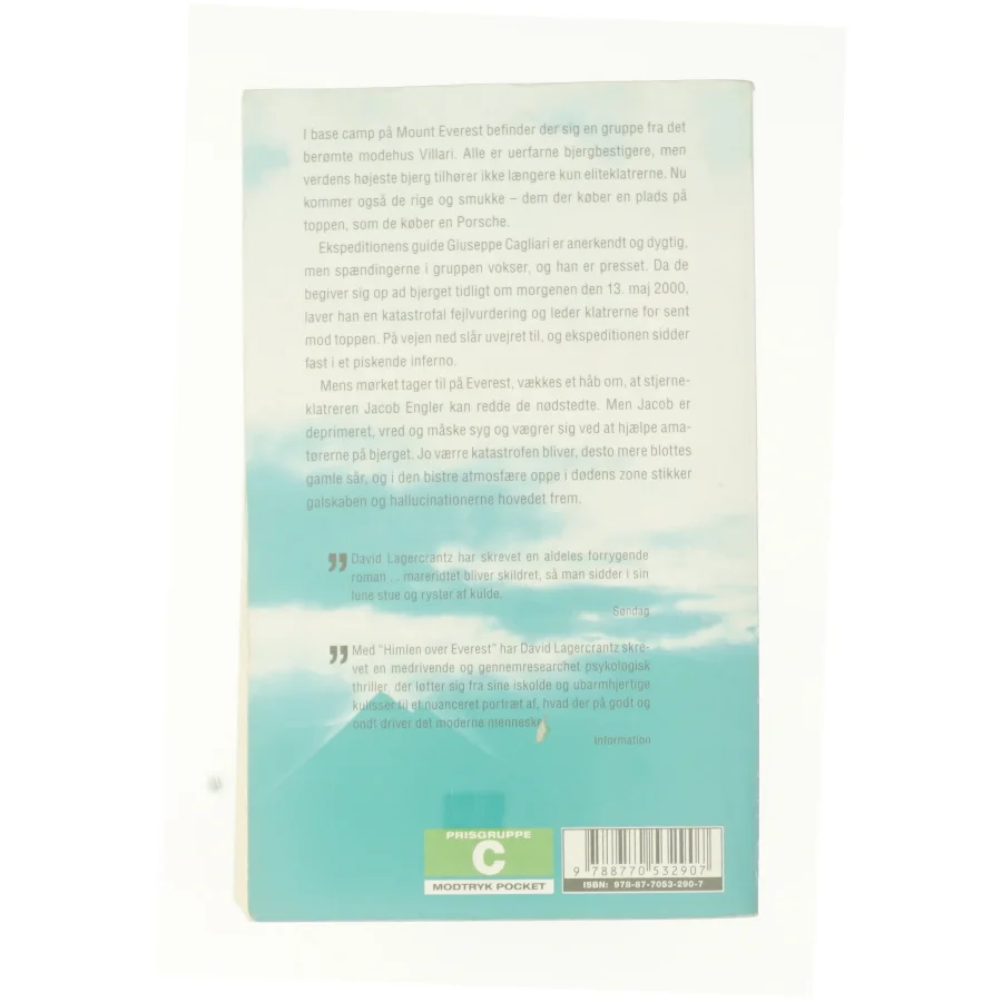 Himlen over Everest af David Lagercrantz (Bog)