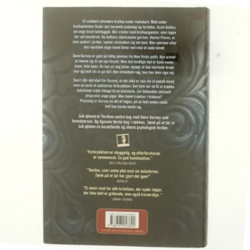 Luk øjnene af John Verdon (Bog)